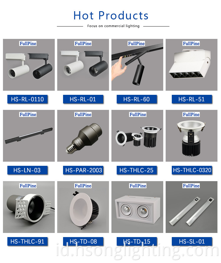 Penjualan panas 12W COB LED Downlight dengan Honeycomb 7W 10W 20W 30W 40W LED COB Reces Sorotan Anti Glare UGR 9